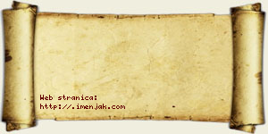 Jasmina Paralatić vizit kartica